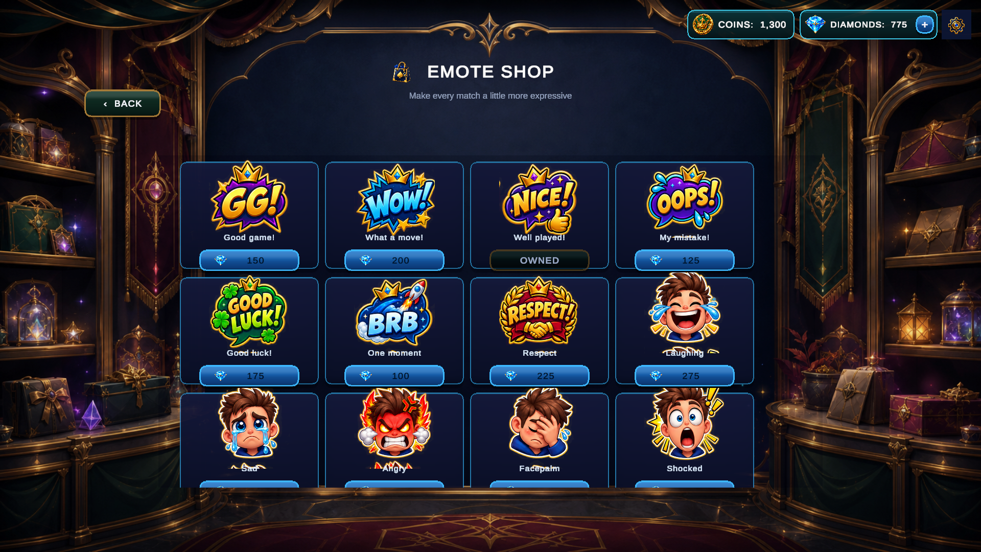 Durak Royale emote shop